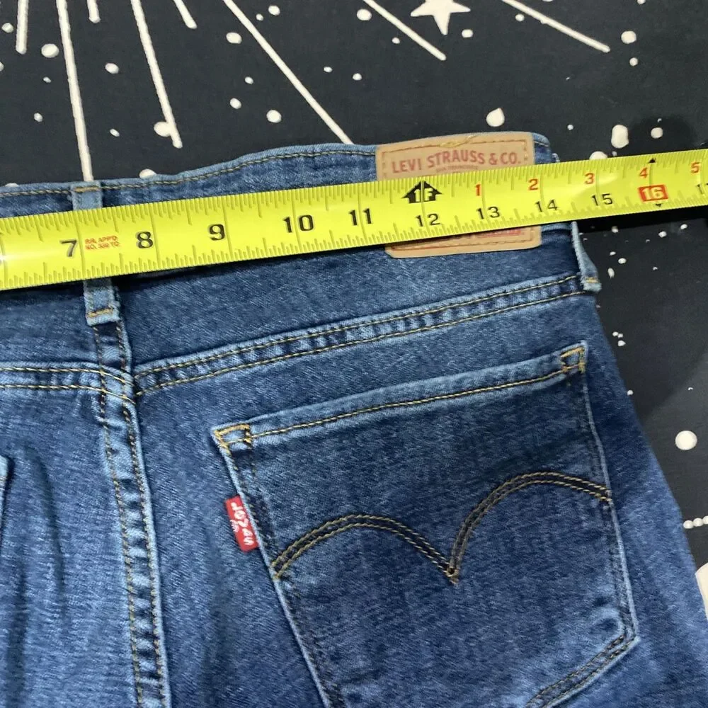 Levis 711 Skinny Denim Jeans Womens 29 Casual Preppy Western Streetwear - Picture 7 of 7